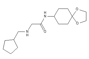 2-(cyclopentylmethylamino)-N-(1,4-dioxaspiro[4.5]decan-8-yl)acetamide