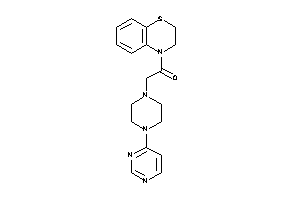 1-(2,3-dihydro-1,4-benzothiazin-4-yl)-2-[4-(4-pyrimidyl)piperazino]ethanone