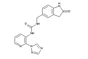 1-[(2-ketoindolin-5-yl)methyl]-3-[2-(1,2,4-triazol-1-yl)-3-pyridyl]urea