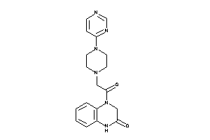 4-[2-[4-(4-pyrimidyl)piperazino]acetyl]-1,3-dihydroquinoxalin-2-one