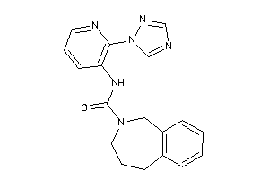 N-[2-(1,2,4-triazol-1-yl)-3-pyridyl]-1,3,4,5-tetrahydro-2-benzazepine-2-carboxamide