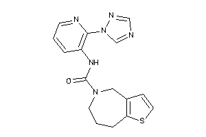 N-[2-(1,2,4-triazol-1-yl)-3-pyridyl]-4,6,7,8-tetrahydrothieno[3,2-c]azepine-5-carboxamide