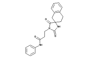 3-(2,5-diketospiro[imidazolidine-4,2'-tetralin]-1-yl)-N-phenyl-propionamide