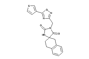 3-[[5-(3-thienyl)-1,2,4-oxadiazol-3-yl]methyl]spiro[imidazolidine-5,2'-tetralin]-2,4-quinone