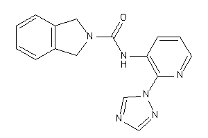 N-[2-(1,2,4-triazol-1-yl)-3-pyridyl]isoindoline-2-carboxamide