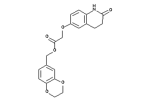 2-[(2-keto-3,4-dihydro-1H-quinolin-6-yl)oxy]acetic Acid 2,3-dihydro-1,4-benzodioxin-6-ylmethyl Ester