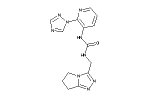 1-(6,7-dihydro-5H-pyrrolo[2,1-c][1,2,4]triazol-3-ylmethyl)-3-[2-(1,2,4-triazol-1-yl)-3-pyridyl]urea