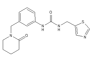 1-[3-[(2-ketopiperidino)methyl]phenyl]-3-(thiazol-5-ylmethyl)urea