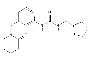 1-(cyclopentylmethyl)-3-[3-[(2-ketopiperidino)methyl]phenyl]urea