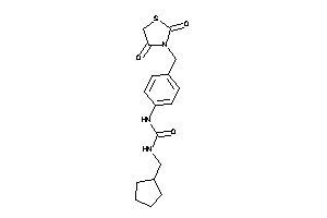 1-(cyclopentylmethyl)-3-[4-[(2,4-diketothiazolidin-3-yl)methyl]phenyl]urea