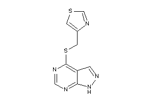 4-[(1H-pyrazolo[3,4-d]pyrimidin-4-ylthio)methyl]thiazole