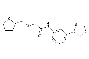 Image of N-[3-(1,3-dithiolan-2-yl)phenyl]-2-(tetrahydrofurfuryloxy)acetamide
