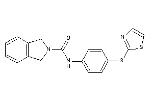 N-[4-(thiazol-2-ylthio)phenyl]isoindoline-2-carboxamide