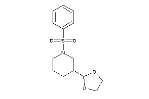 1-besyl-3-(1,3-dioxolan-2-yl)piperidine