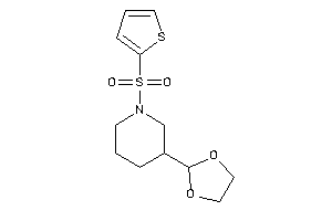 3-(1,3-dioxolan-2-yl)-1-(2-thienylsulfonyl)piperidine