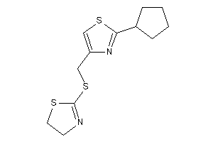 2-cyclopentyl-4-[(2-thiazolin-2-ylthio)methyl]thiazole