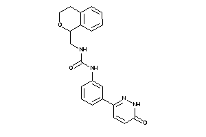 1-(isochroman-1-ylmethyl)-3-[3-(6-keto-1H-pyridazin-3-yl)phenyl]urea