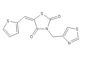 Image of 5-(2-thenylidene)-3-(thiazol-4-ylmethyl)thiazolidine-2,4-quinone