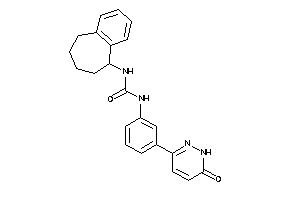 1-[3-(6-keto-1H-pyridazin-3-yl)phenyl]-3-(6,7,8,9-tetrahydro-5H-benzocyclohepten-9-yl)urea