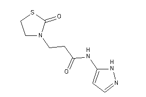 3-(2-ketothiazolidin-3-yl)-N-(1H-pyrazol-5-yl)propionamide