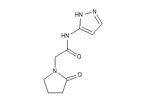 2-(2-ketopyrrolidino)-N-(1H-pyrazol-5-yl)acetamide