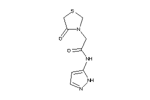 2-(4-ketothiazolidin-3-yl)-N-(1H-pyrazol-5-yl)acetamide