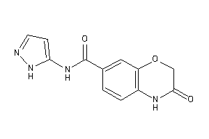 3-keto-N-(1H-pyrazol-5-yl)-4H-1,4-benzoxazine-7-carboxamide