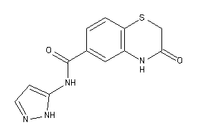 Image of 3-keto-N-(1H-pyrazol-5-yl)-4H-1,4-benzothiazine-6-carboxamide