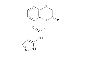 2-(3-keto-1,4-benzoxazin-4-yl)-N-(1H-pyrazol-5-yl)acetamide