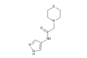 2-morpholino-N-(1H-pyrazol-4-yl)acetamide