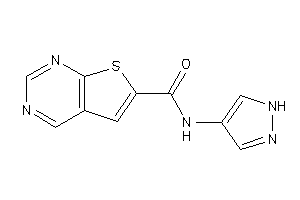 N-(1H-pyrazol-4-yl)thieno[2,3-d]pyrimidine-6-carboxamide