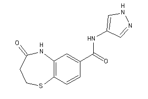 4-keto-N-(1H-pyrazol-4-yl)-3,5-dihydro-2H-1,5-benzothiazepine-7-carboxamide