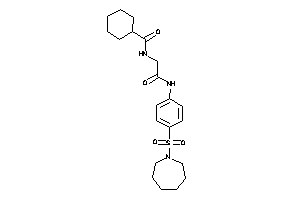 N-[2-[4-(azepan-1-ylsulfonyl)anilino]-2-keto-ethyl]cyclohexanecarboxamide