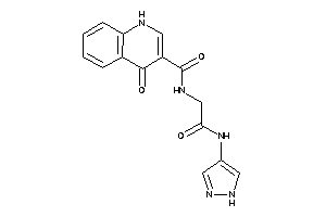 4-keto-N-[2-keto-2-(1H-pyrazol-4-ylamino)ethyl]-1H-quinoline-3-carboxamide