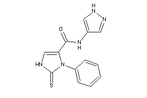 3-phenyl-N-(1H-pyrazol-4-yl)-2-thioxo-4-imidazoline-4-carboxamide