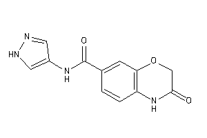 3-keto-N-(1H-pyrazol-4-yl)-4H-1,4-benzoxazine-7-carboxamide