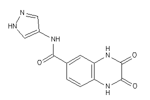 2,3-diketo-N-(1H-pyrazol-4-yl)-1,4-dihydroquinoxaline-6-carboxamide
