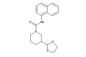 3-(1,3-dioxolan-2-yl)-N-(1-naphthyl)piperidine-1-carboxamide