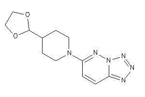 6-[4-(1,3-dioxolan-2-yl)piperidino]tetrazolo[5,1-f]pyridazine