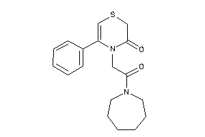4-[2-(azepan-1-yl)-2-keto-ethyl]-5-phenyl-1,4-thiazin-3-one