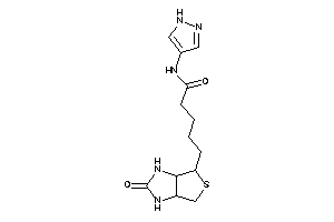 5-(2-keto-1,3,3a,4,6,6a-hexahydrothieno[3,4-d]imidazol-4-yl)-N-(1H-pyrazol-4-yl)valeramide