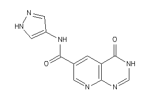 Image of 4-keto-N-(1H-pyrazol-4-yl)-3H-pyrido[2,3-d]pyrimidine-6-carboxamide
