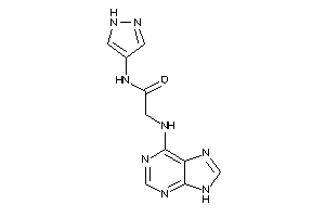 2-(9H-purin-6-ylamino)-N-(1H-pyrazol-4-yl)acetamide