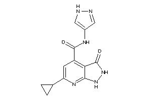 6-cyclopropyl-3-keto-N-(1H-pyrazol-4-yl)-1,2-dihydropyrazolo[3,4-b]pyridine-4-carboxamide