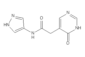 2-(6-keto-1H-pyrimidin-5-yl)-N-(1H-pyrazol-4-yl)acetamide