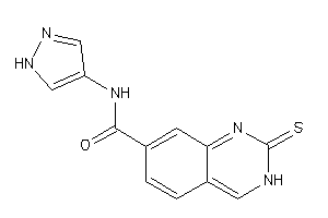 N-(1H-pyrazol-4-yl)-2-thioxo-3H-quinazoline-7-carboxamide