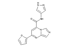Image of 2-(2-furyl)-N-(1H-pyrazol-4-yl)imidazo[1,5-a]pyrimidine-4-carboxamide