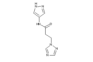 N-(1H-pyrazol-4-yl)-3-(1,2,4-triazol-1-yl)propionamide