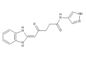 5-(1,3-dihydrobenzimidazol-2-ylidene)-4-keto-N-(1H-pyrazol-4-yl)valeramide