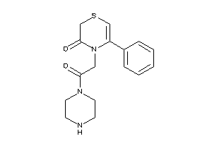 4-(2-keto-2-piperazino-ethyl)-5-phenyl-1,4-thiazin-3-one